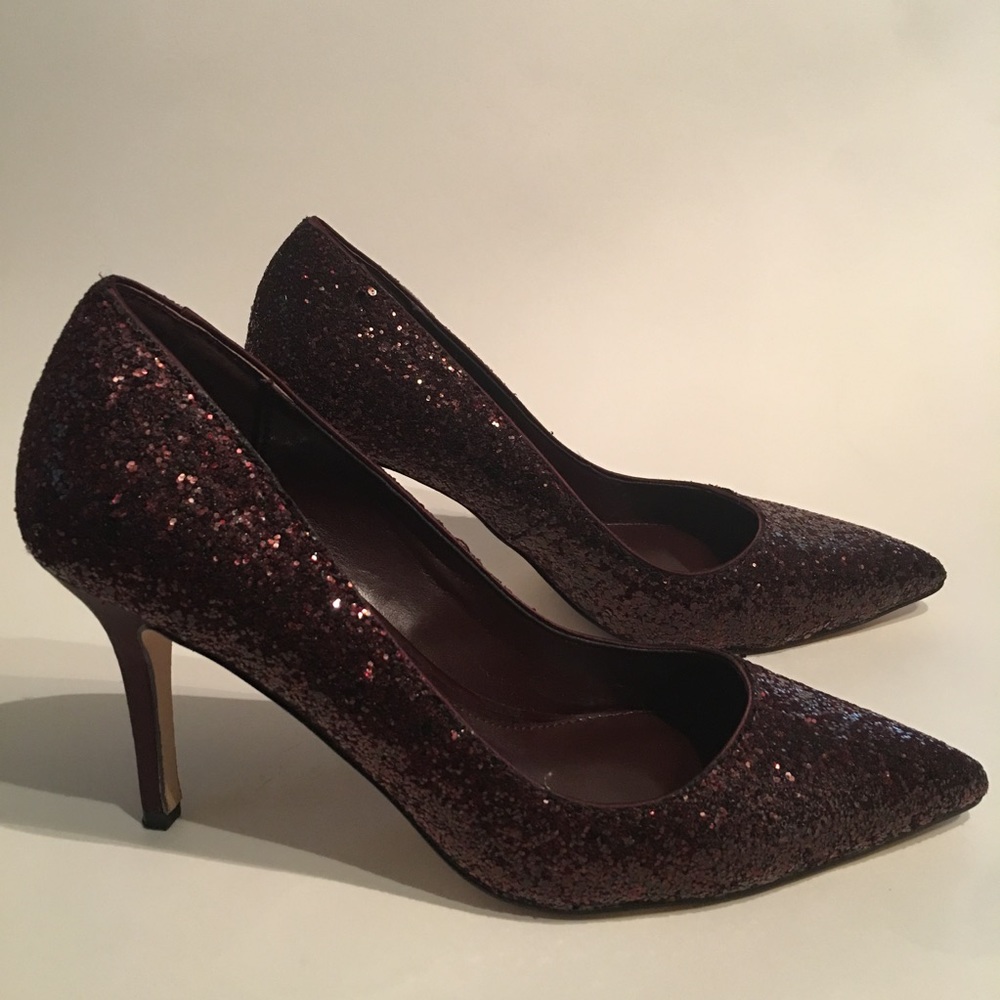 White House Black Market Glitter Shoes