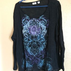 Plus Size long sleeve shirt