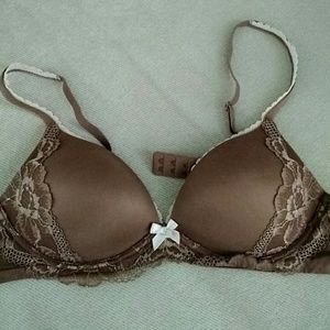 Victoria's Secret brown pink Body by Victoria bra