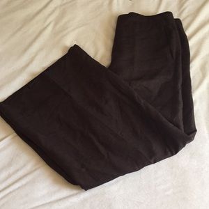 Ann Taylor Loft Bell Bottom Dress Pants Brown 10