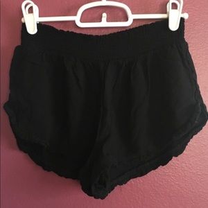 Women's Black Mirco Shorts**