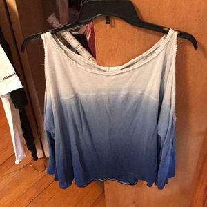 Ombré blue comfy shirt