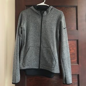 Nike Workout Hoodie Gray and Black