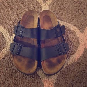 Women's Black Birkenstocks