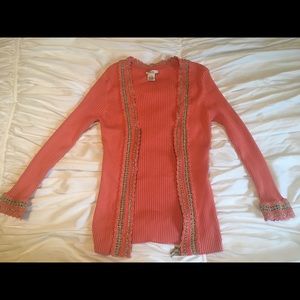 Orange and gold detailed Cache jacket