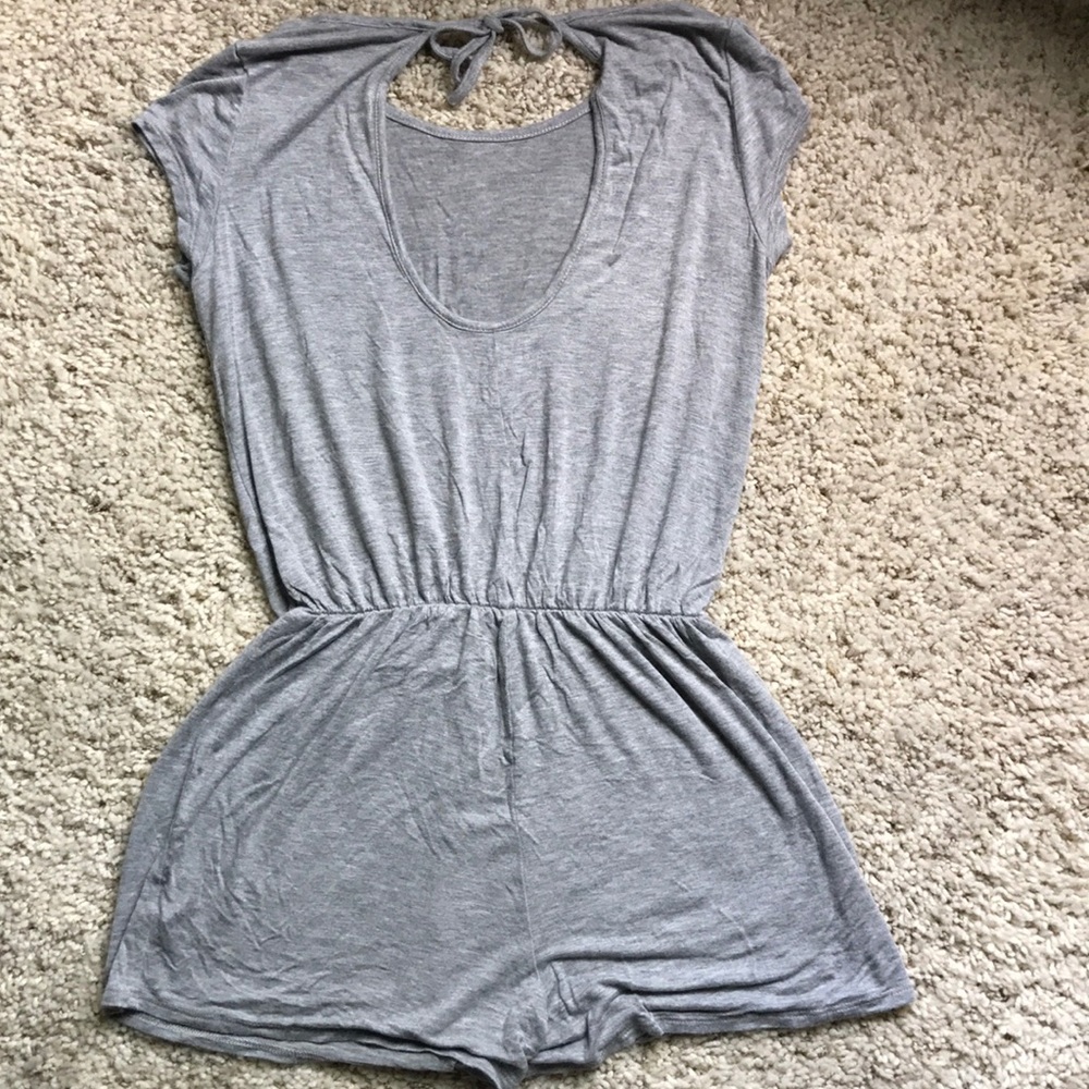 Gray romper