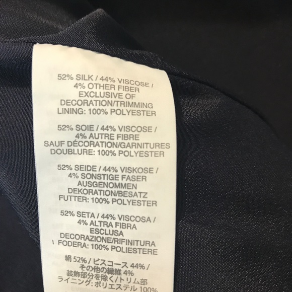 J.Crew Pleated Navy & Gold Skirt - Picture 8 of 8