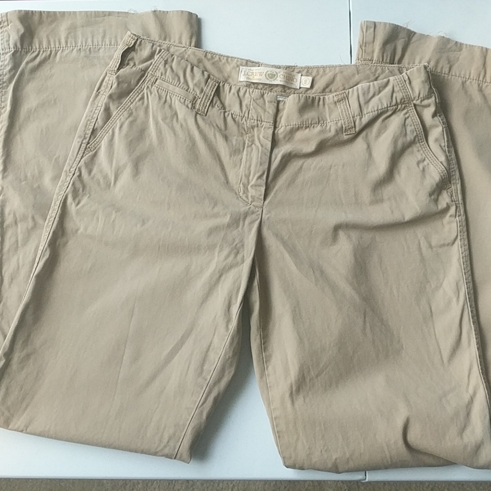 J. Crew Cotton City Fit Chinos Khaki *see descript