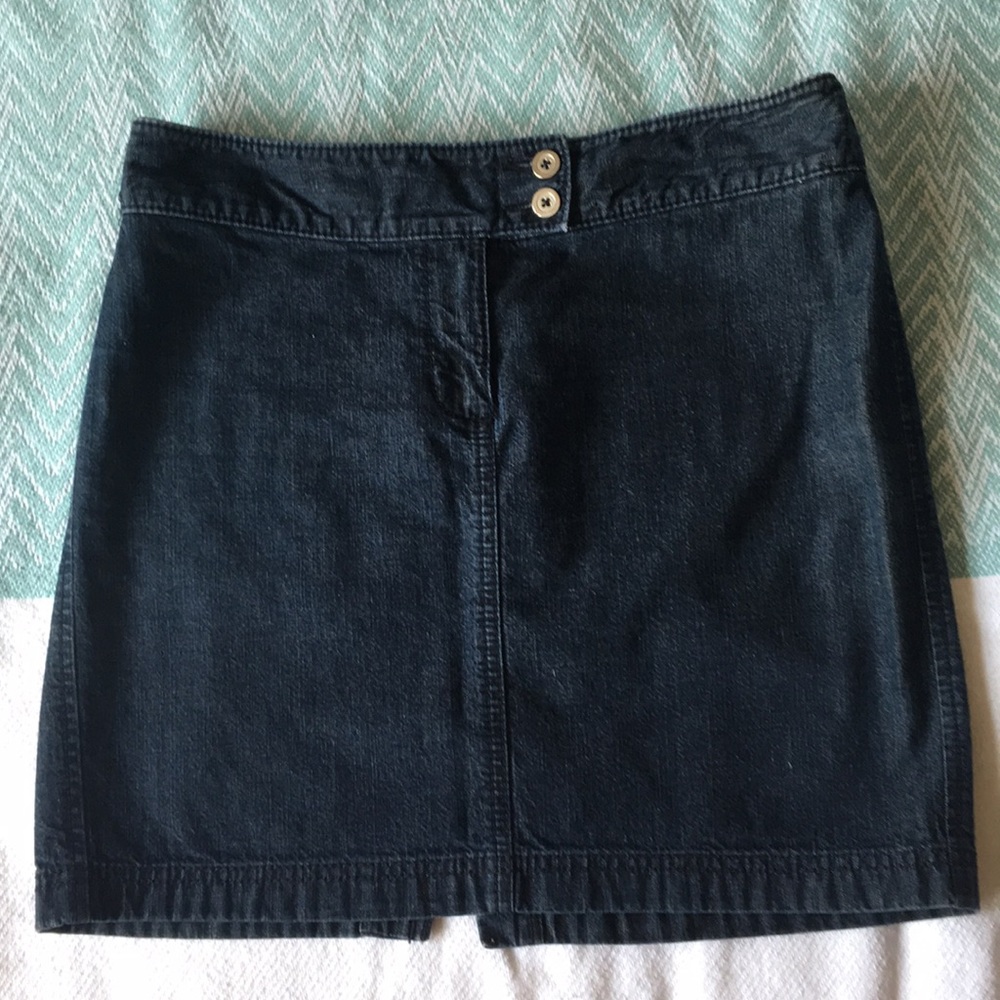 Loft cotton denim skirt