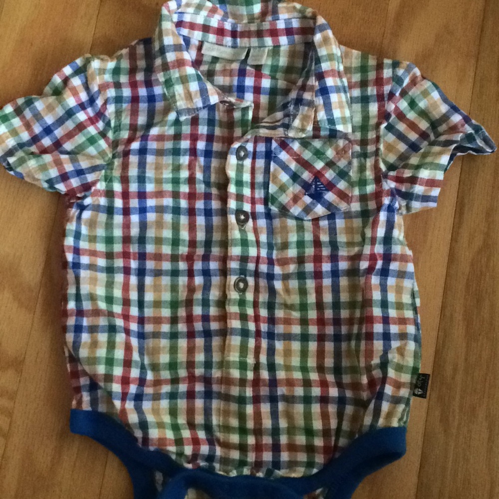 JoJo Maman Bebe button up Onsie
