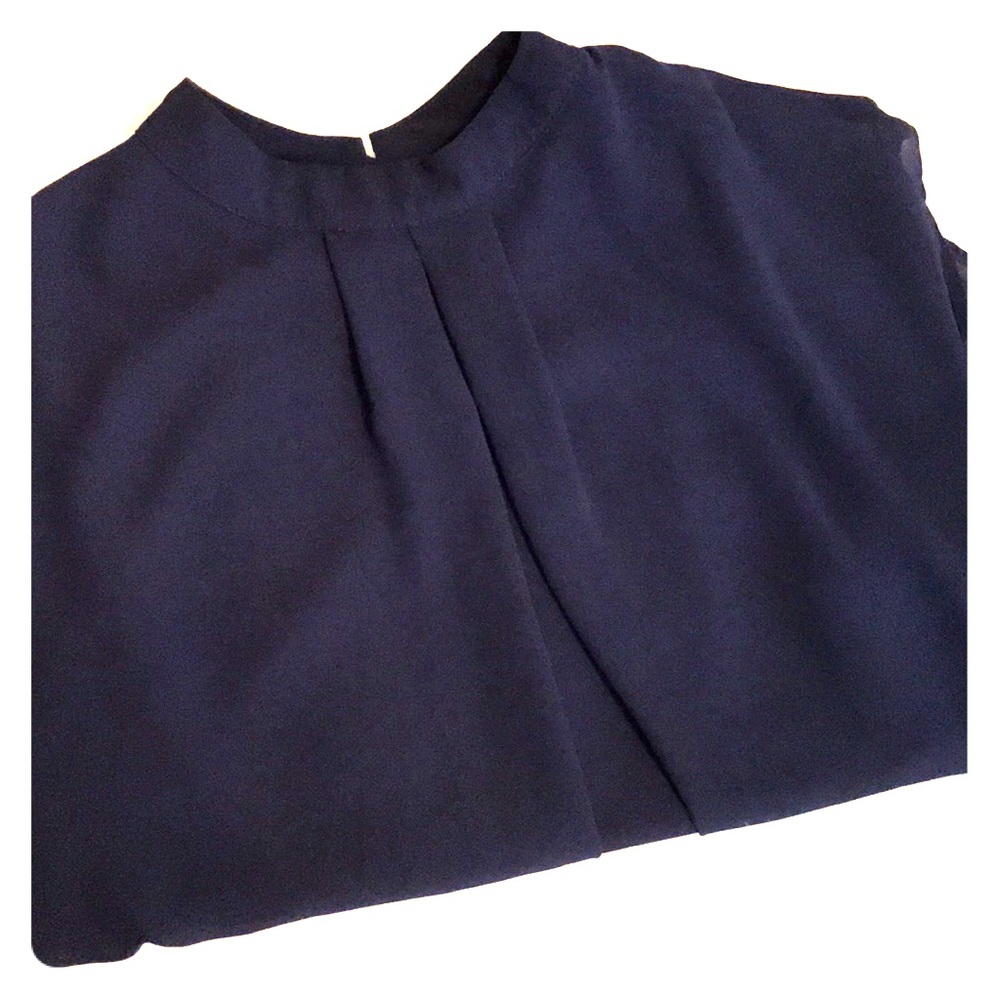 Navy blue blouse