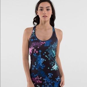 Lululemon floral cool racerback size 2