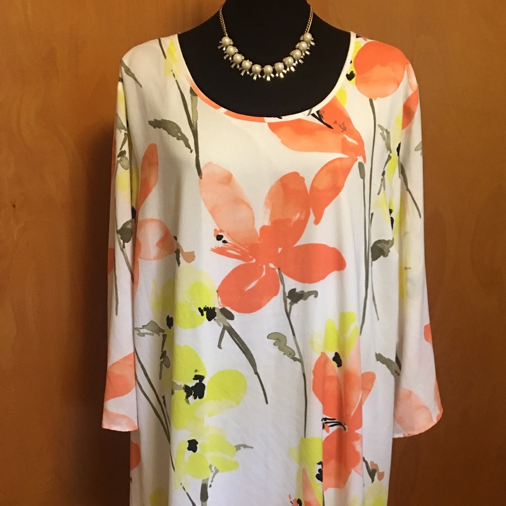 Stunning and Bright Floral Dress