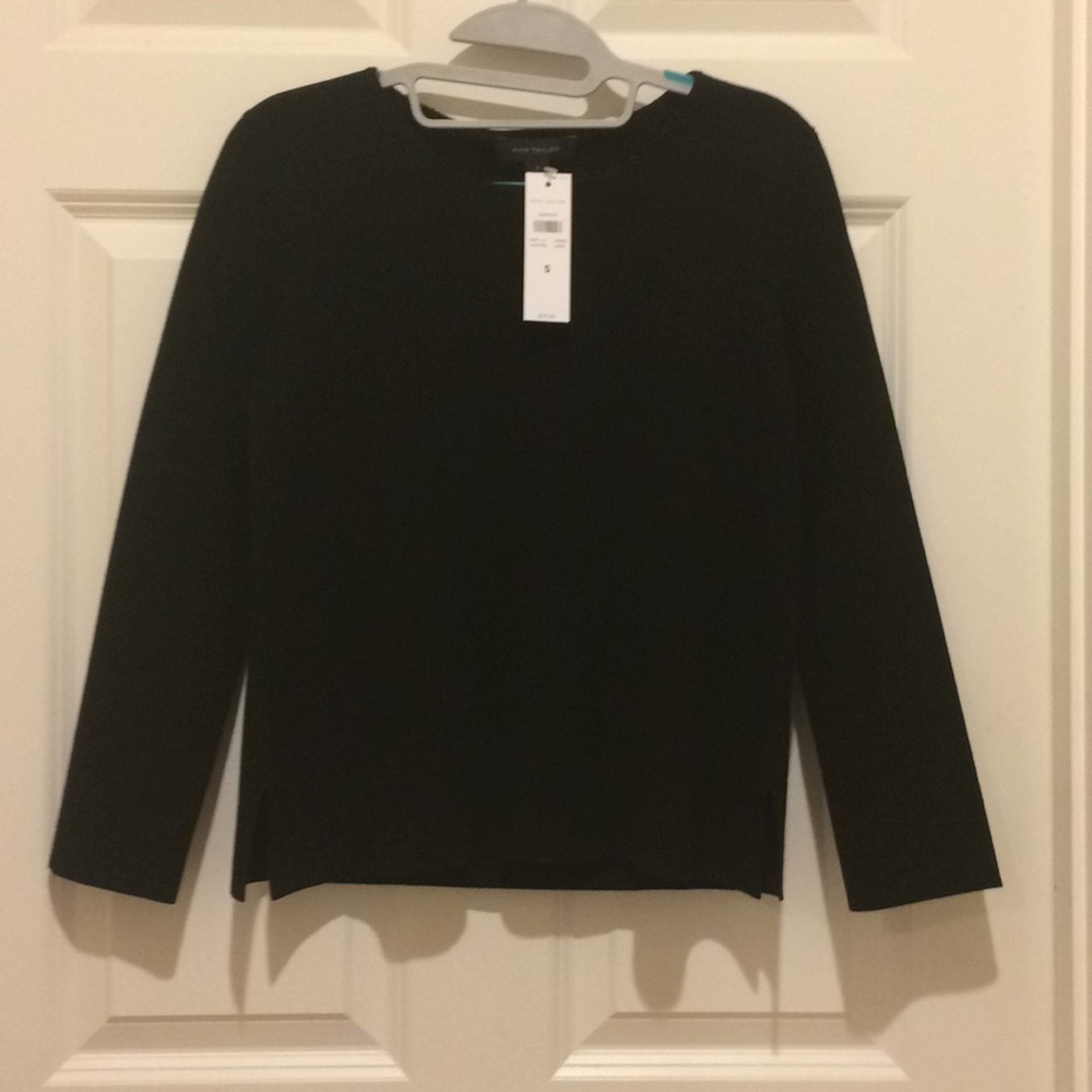 Black long sleeve sweater from Ann Taylor.