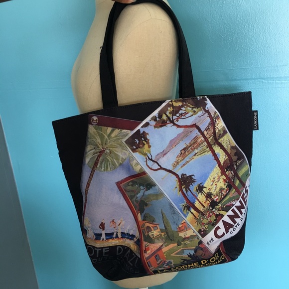 Lancome Handbags - ✅ SALE Lancôme Riviera Collection Canvas Tote Bag
