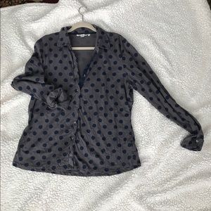 Boden Crinkle Jersey Blouse