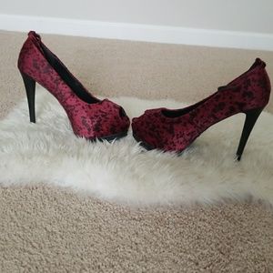 Sexy Peep Toe High heeled shoes