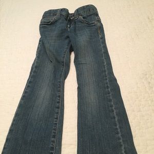 Old Navy bootcut jeans. Super cute! Adjustable.