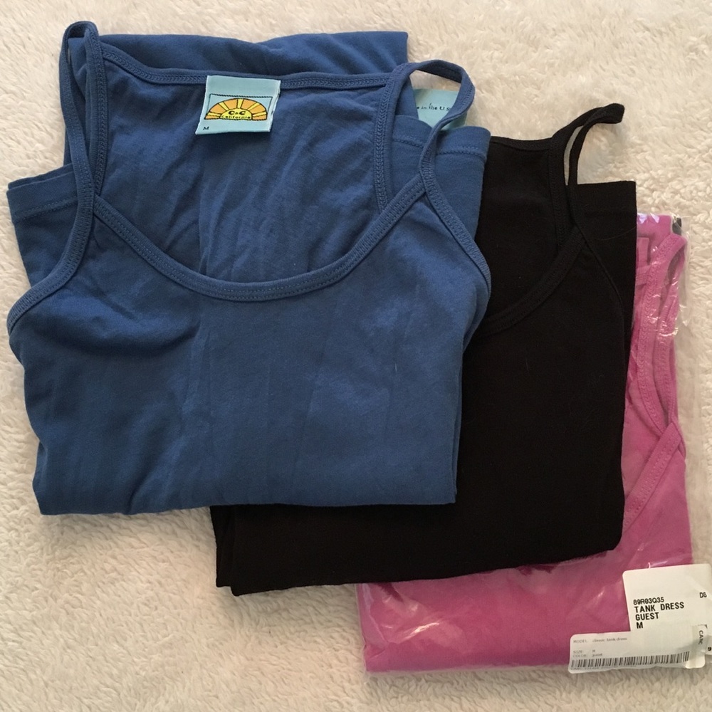 Set of 3 tank dresses from C&C California