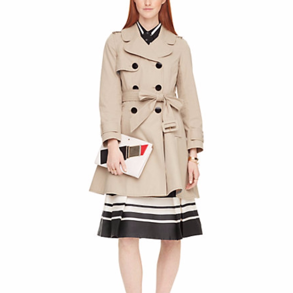 Kate Spade NY French Beige Classic Trench SOLD
