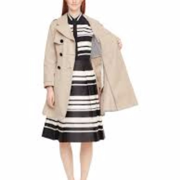 Kate Spade NY French Beige Classic Trench SOLD - Picture 7 of 7