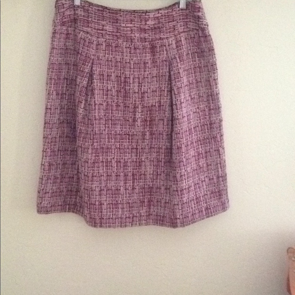 Purple tweed skirt