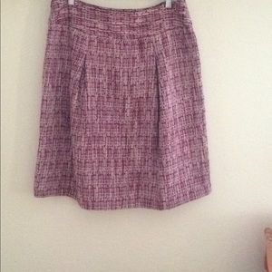 Purple tweed skirt