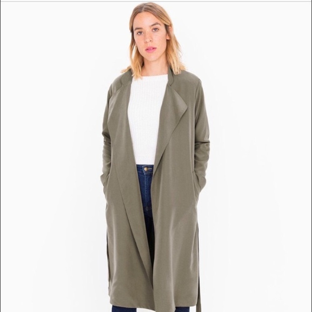 American Apparel Dylan trench (olive green)
