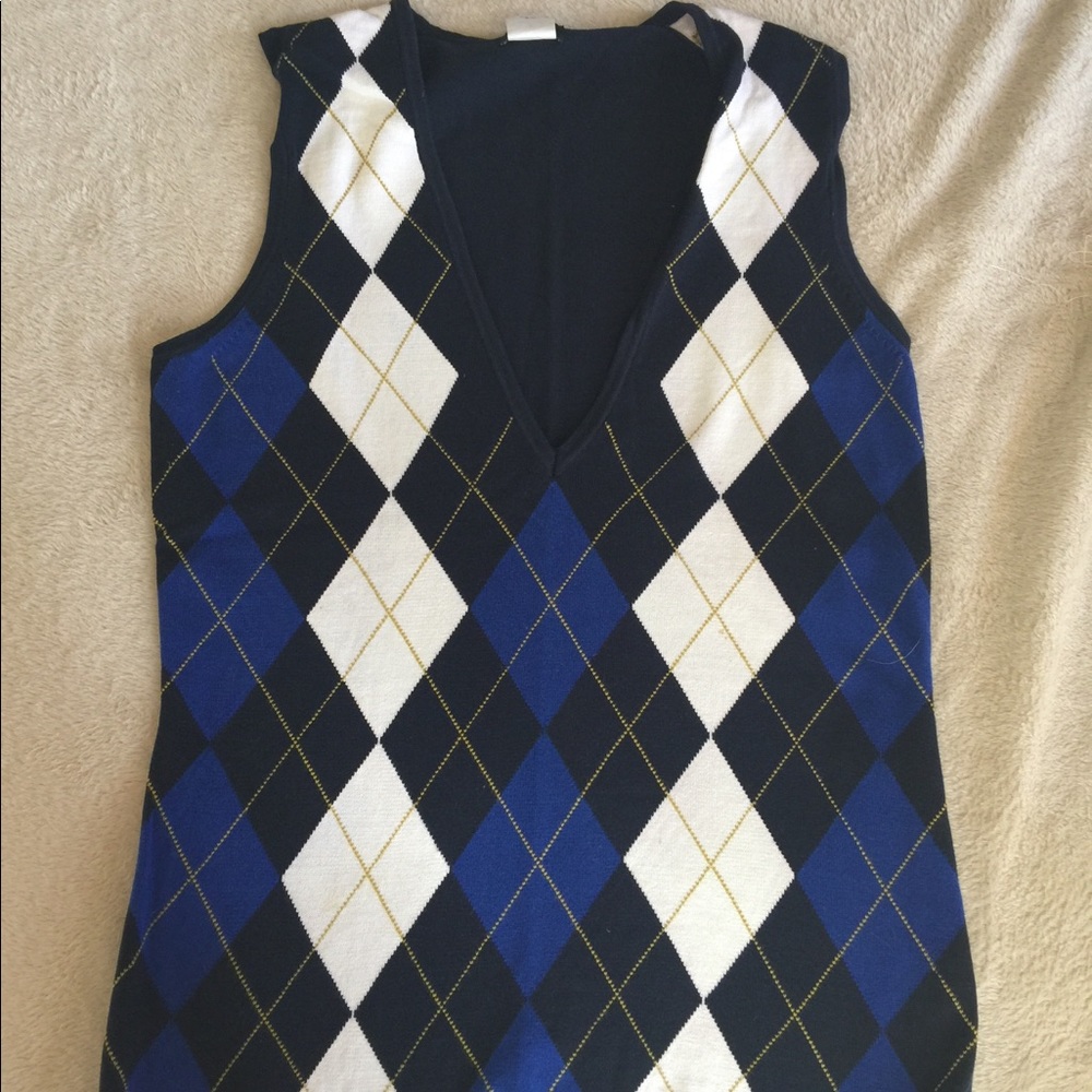 Jcrew argyle vest