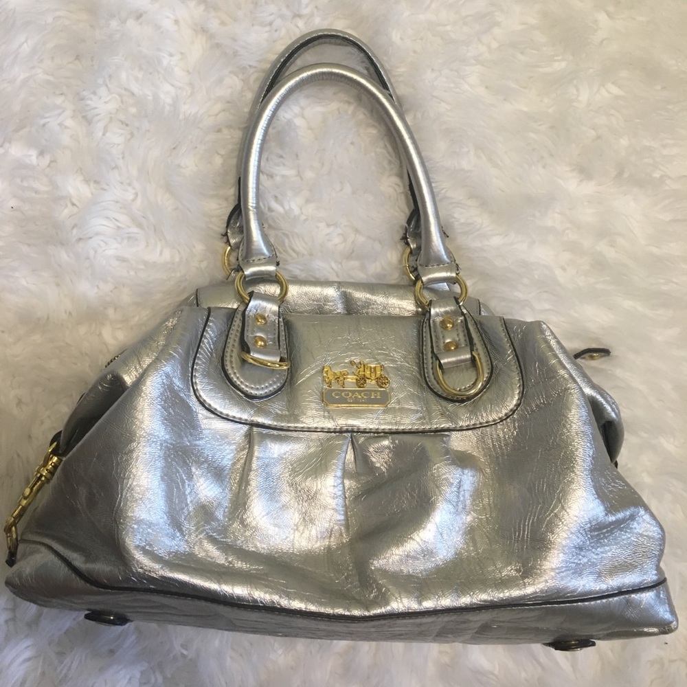 Silver Coach Purse