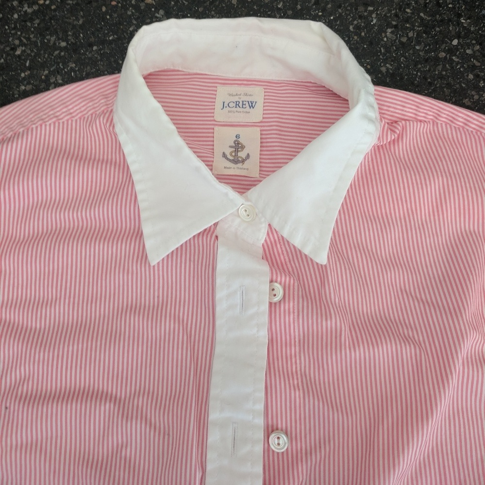 Classic JCrew striped button up