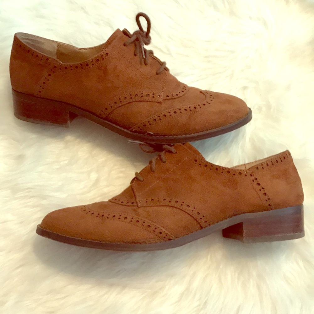 Brown oxfords