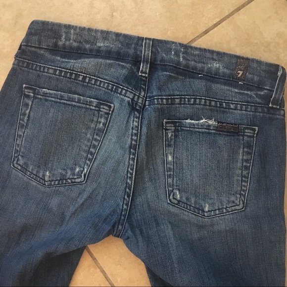 7 for all mankind Flare leg 'A' pocket denim - Picture 2 of 2