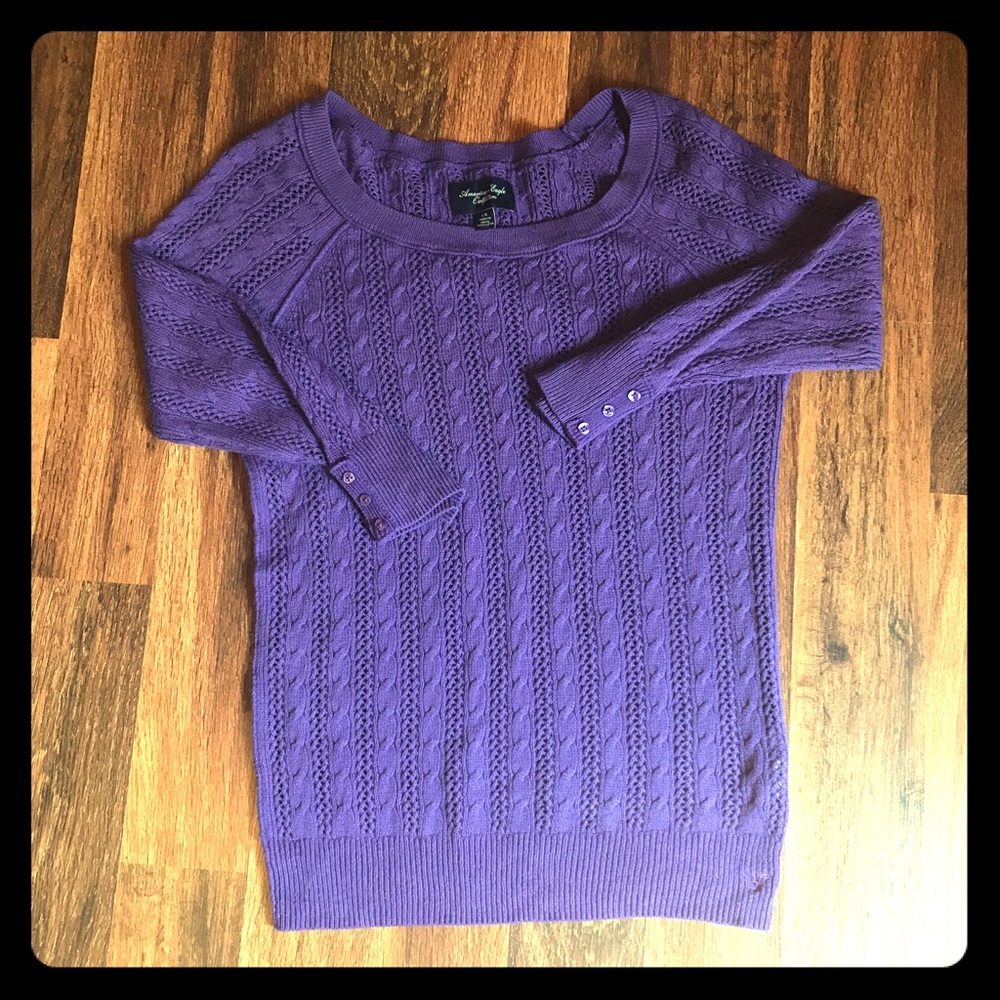 AE sweater with button detail 💜