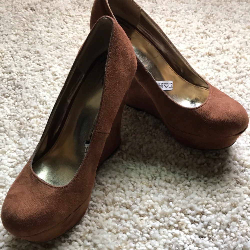 5" wedge heels