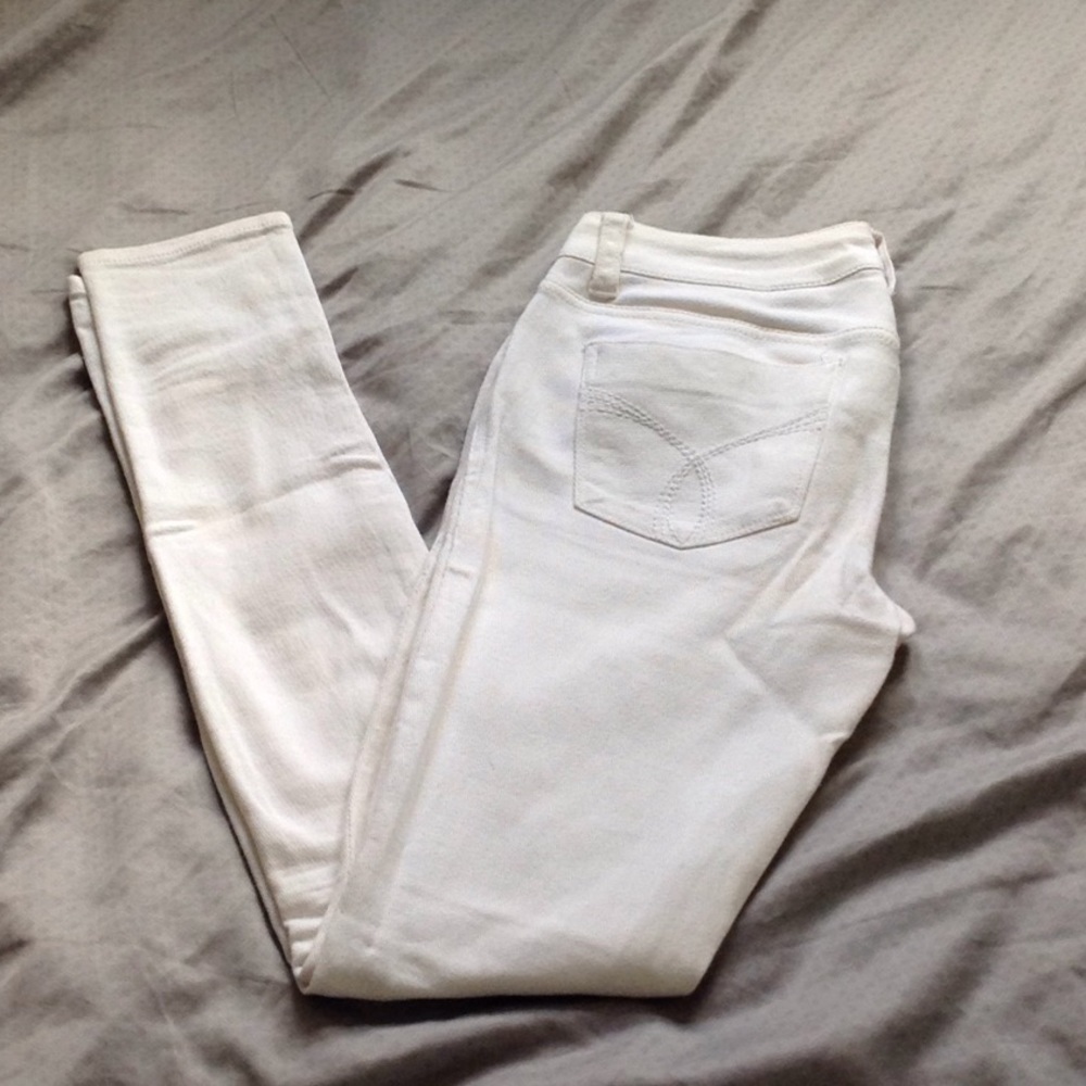 White Long Skinny Jeans