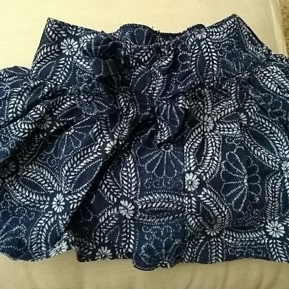 Blue floral Skirt 3 for $10!