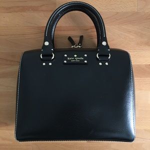 Kate Spade Black Alessa Wellesley Bag