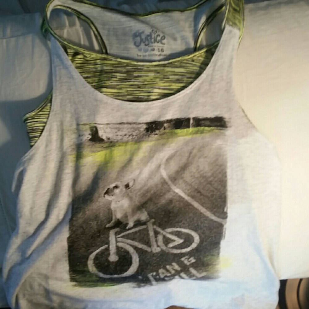 JUSTICE tank top