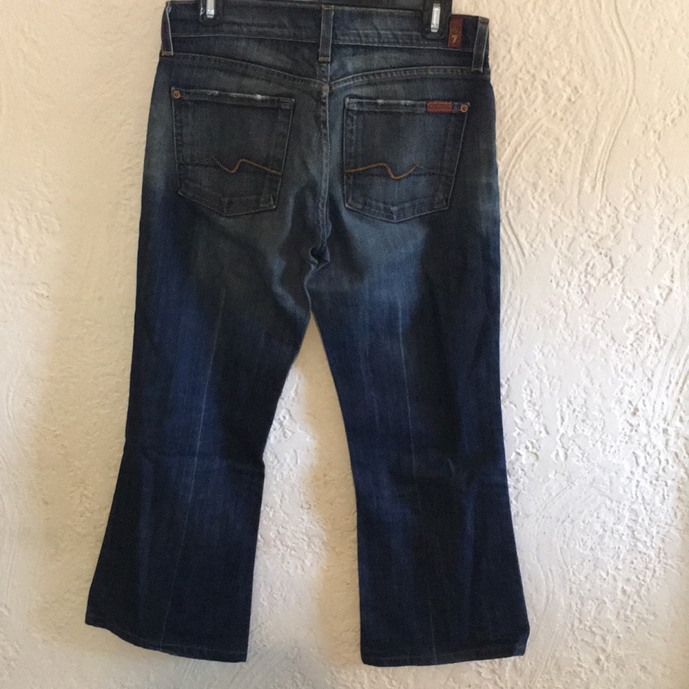 NWOT 7 For All Mankind Ankled Flare Jeans Size 28