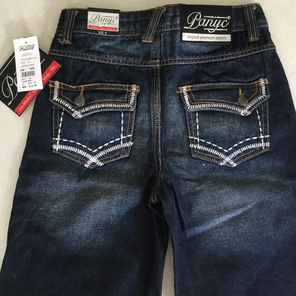 Boys new size 8 Panyc Denim Shorts