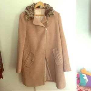 Rebecca Taylor Blush Wool Coat New with Tags