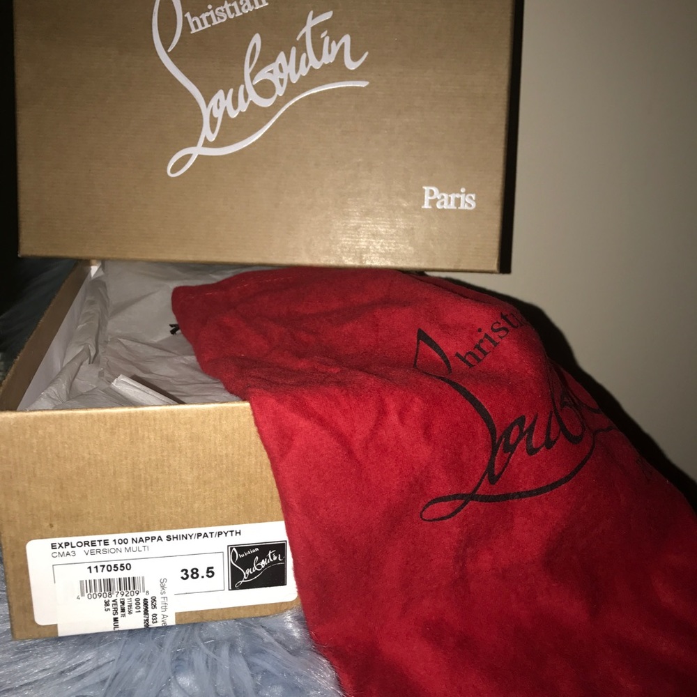 Brand New Christian Louboutin 38.5 - Picture 3 of 3