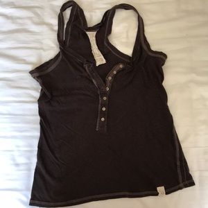 Vintage A&F razor back tank.