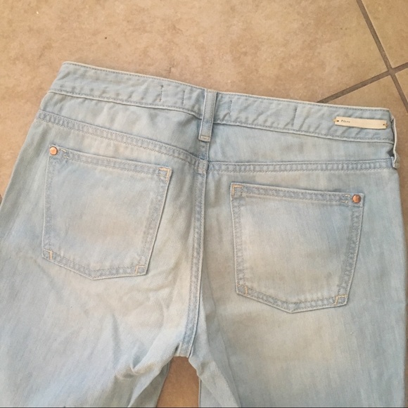 Anthropologie cropped boyfriend light wash denim - Picture 2 of 2