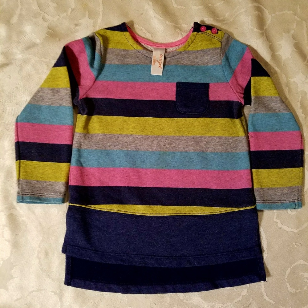 Toddler Girl Striped Tunic