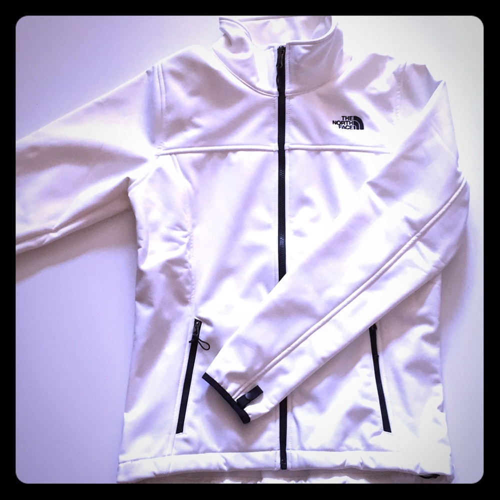 North Face Apex Glacier White Jacket