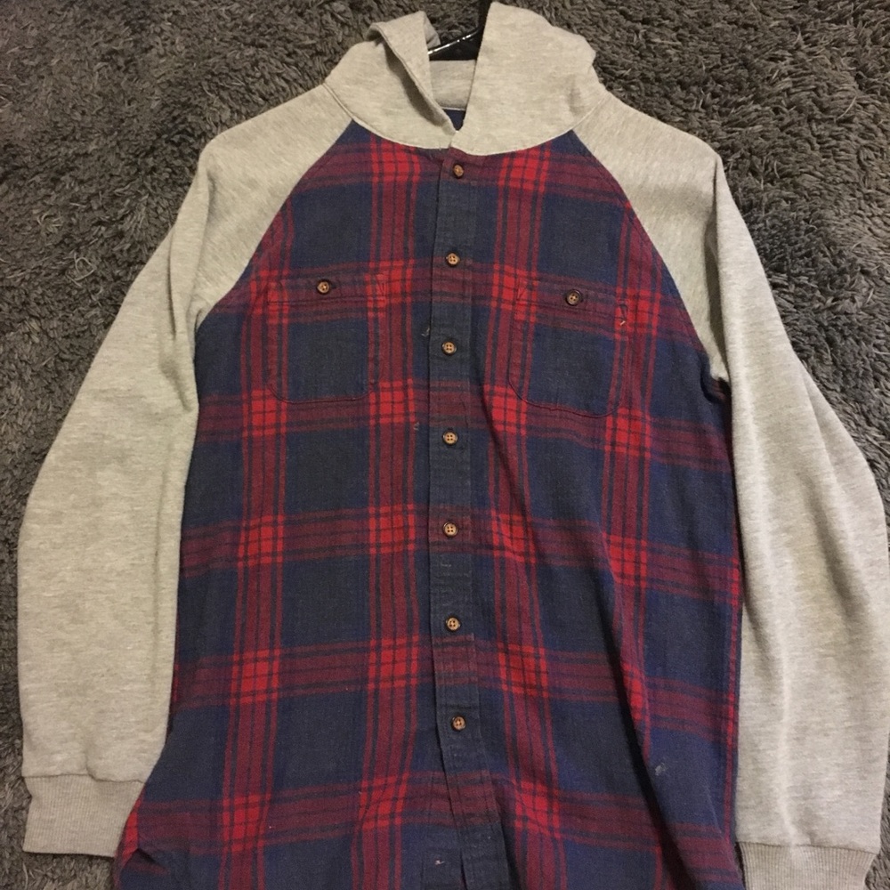 Plaid hoodie