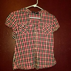 Cotton express plaid shirt