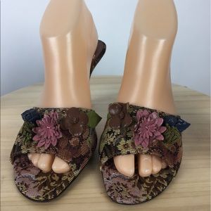 Moschino Cheap and Chic Floral Heels Moschino Cheap and Chic Floral Heels